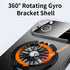 iPhone 15 With Gyro Pressure Holder Shockproof Slim Magnetic Attraction Shockproof Phone Cover Case