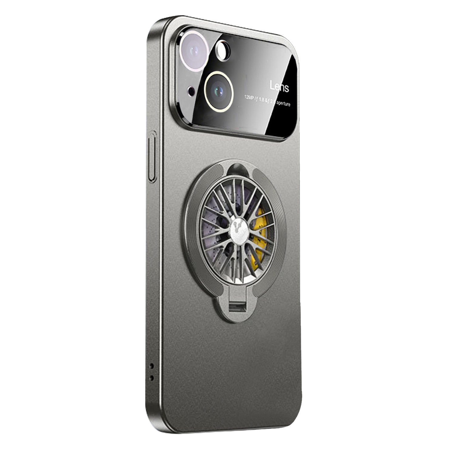 iPhone 15 With Gyro Pressure Holder Shockproof Slim Magnetic Attraction Shockproof Phone Cover Case