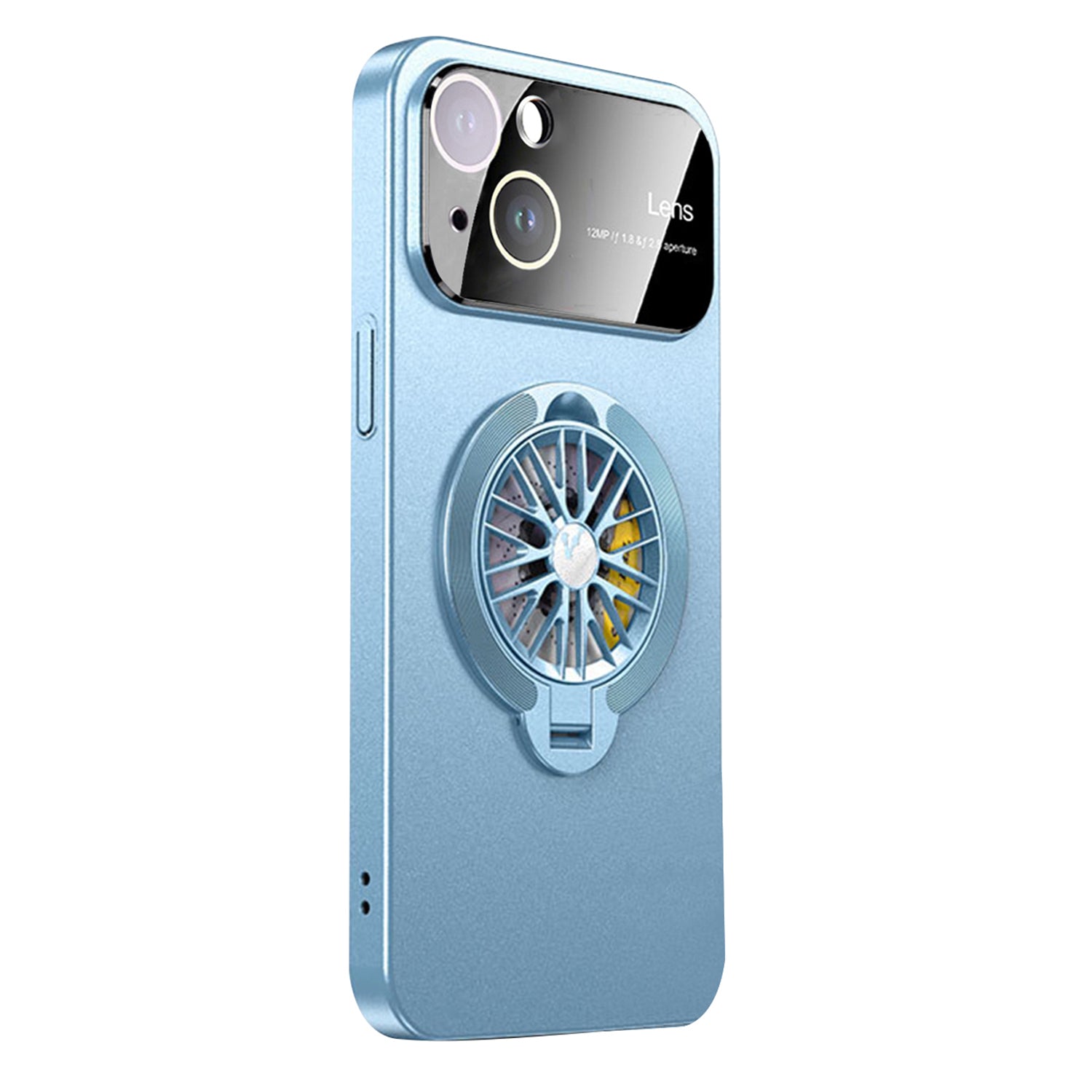 iPhone 15 With Gyro Pressure Holder Shockproof Slim Magnetic Attraction Shockproof Phone Cover Case