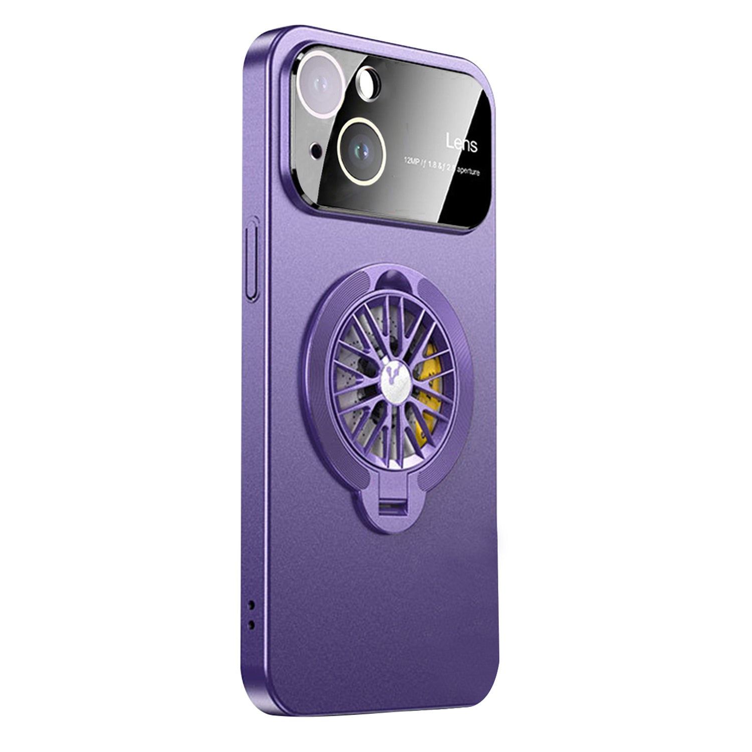 iPhone 15 With Gyro Pressure Holder Shockproof Slim Magnetic Attraction Shockproof Phone Cover Case