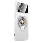 iPhone 15 With Gyro Pressure Holder Shockproof Slim Magnetic Attraction Shockproof Phone Cover Case