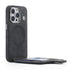 iPhone 15 Pro Max Magsafe Wireless Zippered Leather Case