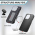 iPhone 15 Pro Max Magsafe Wireless Zippered Leather Case