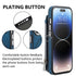 iPhone 15 Pro Max Magsafe Wireless Zippered Leather Case