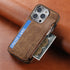iPhone 15 Pro Max Magsafe Wireless Zippered Leather Case