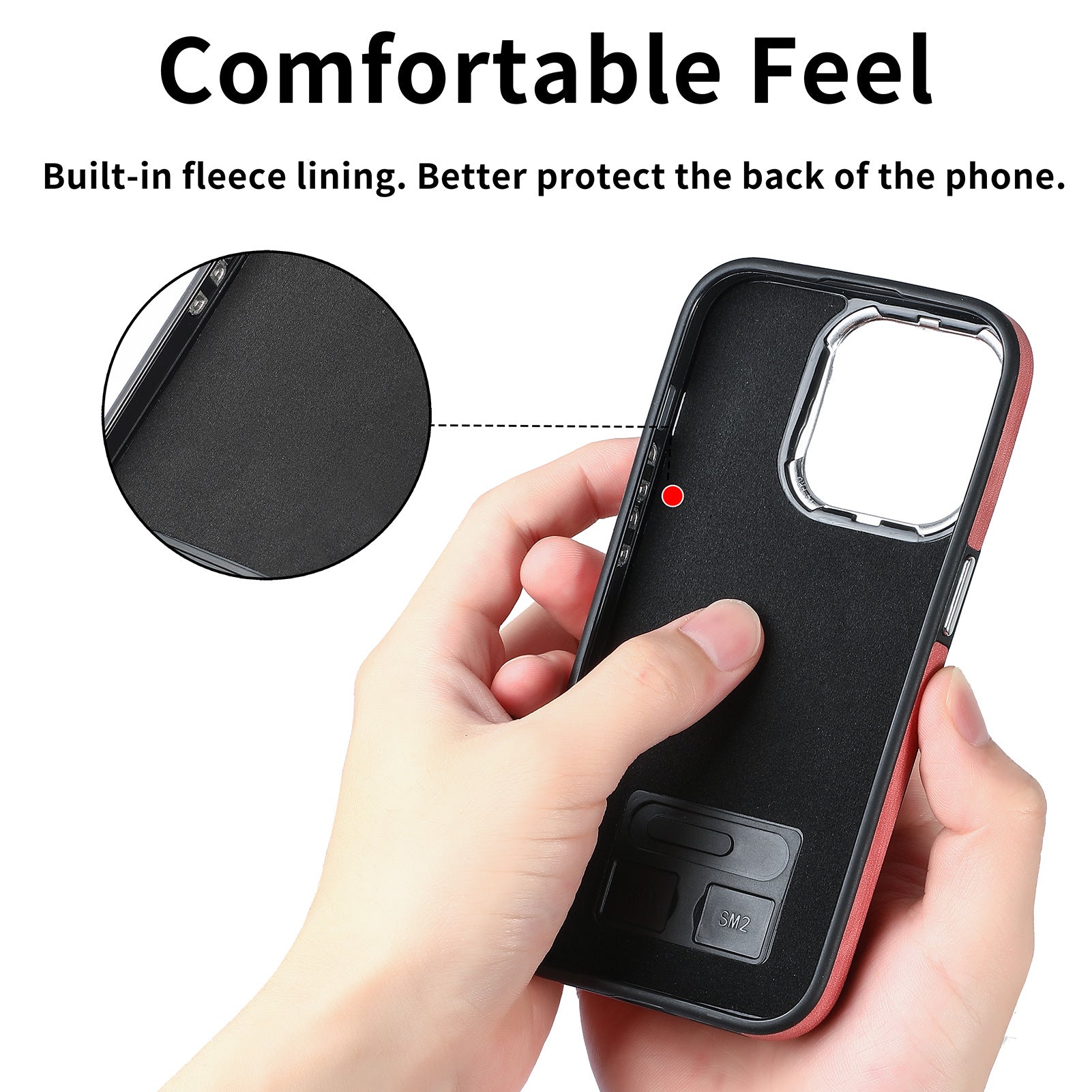 iPhone 15 Pro Max Magsafe Wireless Zippered Leather Case