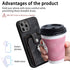 iPhone 15 Pro Max Solid Vintage Hardware Ring Leather Case