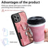 iPhone 15 Pro Max Solid Vintage Hardware Ring Leather Case