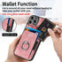 iPhone 15 Pro Max Solid Vintage Hardware Ring Leather Case