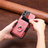 iPhone 15 Pro Max Solid Vintage Hardware Ring Leather Case