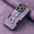 iPhone 15 Pro Max Solid Vintage Hardware Ring Leather Case