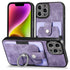 iPhone 15 Pro Max Solid Vintage Hardware Ring Leather Case