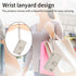 iPhone 15 Pro Max Lychee Lines Pattern Card Insert Phone Case