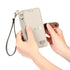iPhone 15 Pro Max Lychee Lines Pattern Card Insert Phone Case