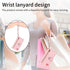 iPhone 15 Pro Max Lychee Lines Pattern Card Insert Phone Case