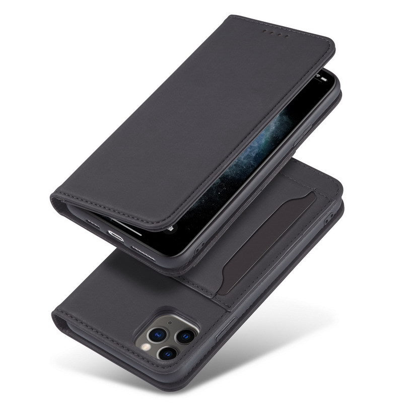 iPhone 15 Pro Flip Leather Sheath Phone Case