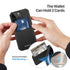 iPhone 15 Pro Max MagSafe Magnetic Insert Card Case-Black