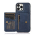 iPhone 15 Pro Max Wallet Case Credit Card Holder, Premium Leather Durable Kickstand Magnetic Protective Cover