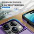 iPhone 15 Pro Kickstand Fully Protected Heavy-Duty Shockproof Case