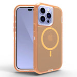 iPhone 13 Pro Max/12 Pro Max Magnetic Attraction Transparent Full Protection Heavy Phone Case