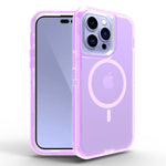 iPhone 13 Pro Max/12 Pro Max Magnetic Attraction Transparent Full Protection Heavy Phone Case