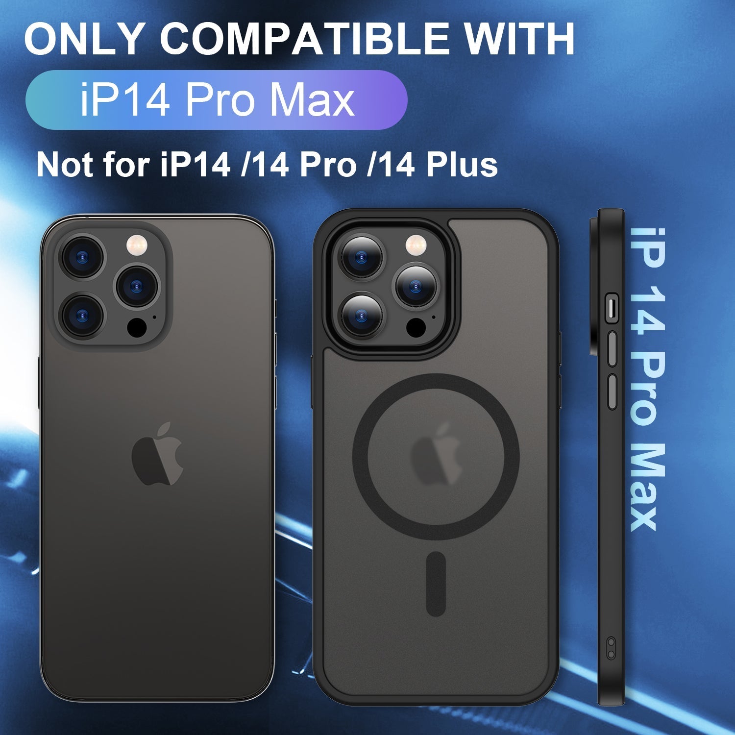 iPhone 14 Pro Shockproof With Magnetic Cover Case