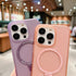 iPhone 15 Pro Max Translucency Magnetic Suction Bracket Phone Case