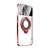 iPhone 15 Pro Max Regard Window Magnetic Suction Electroplating Integrated Bracket Phone Case