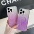 iPhone 15 Pro Luxury Sparkly Cover for , Clear Shockproof Silicone Bumper Case
