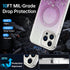 iPhone 15 Pro Luxury Sparkly Cover for , Clear Shockproof Silicone Bumper Case