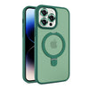 iPhone 15 Pro Max Magsafe with Stand Translucent Back Slim Protective Phone Case Comes with Same Color Lens Film