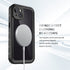 Apple iPhone 14/13 (6.1") 360 Full Protective Waterproof Case with Built-in Screen Fingerprint Protector