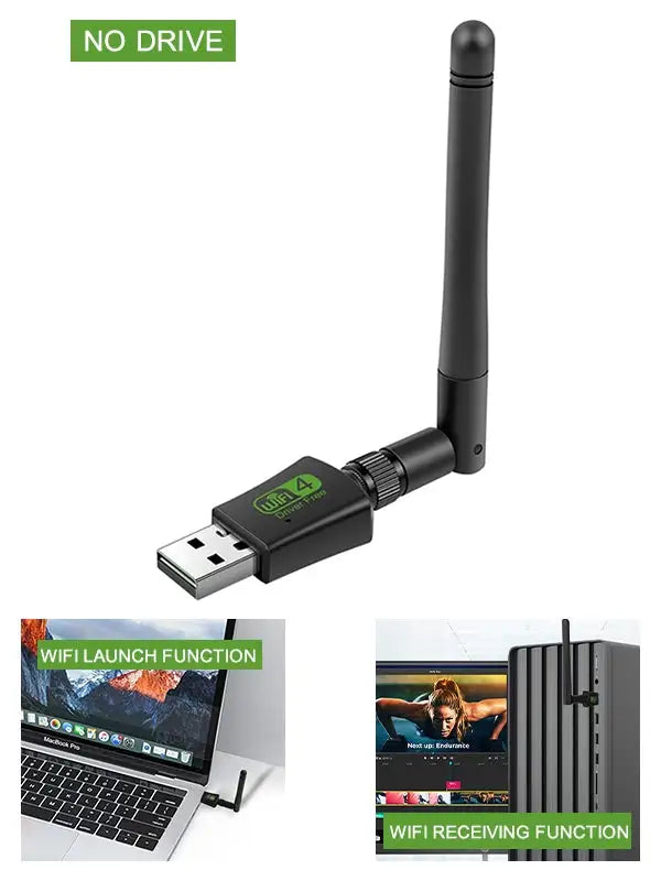Wireless network card, desktop notebook wireless gigabit network card WiFi transmission