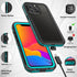 Apple iPhone 13 Pro Max (6.7") 360 Full Protective Waterproof Case with Built-in Screen Fingerprint Protector