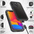 Apple iPhone 13 Pro Max (6.7") 360 Full Protective Waterproof Case with Built-in Screen Fingerprint Protector