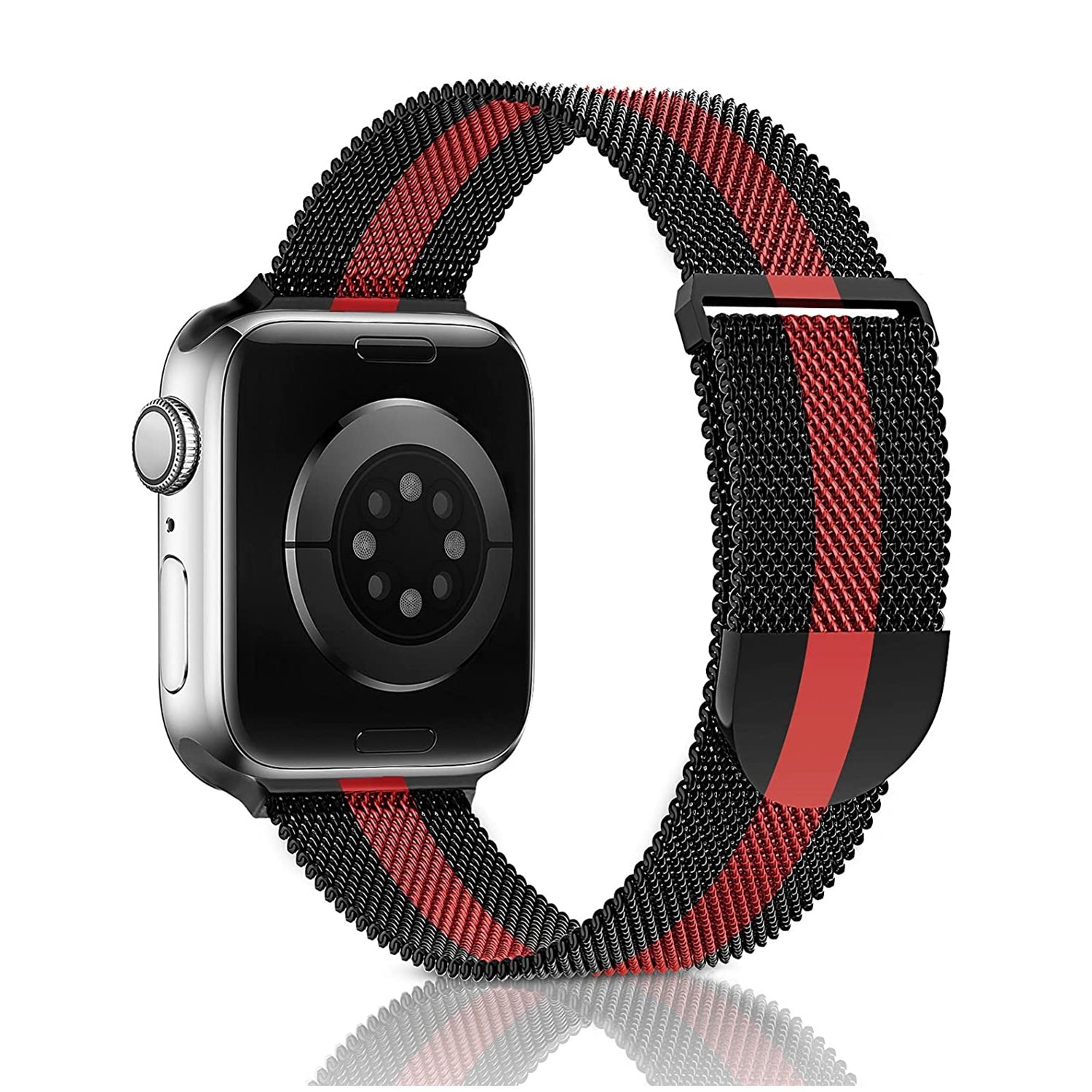 38mm Stainless Steel Wristband  for i-Watch Series 4/3/2/1  Milanese Loop with Strong Magnetic Closure Strap