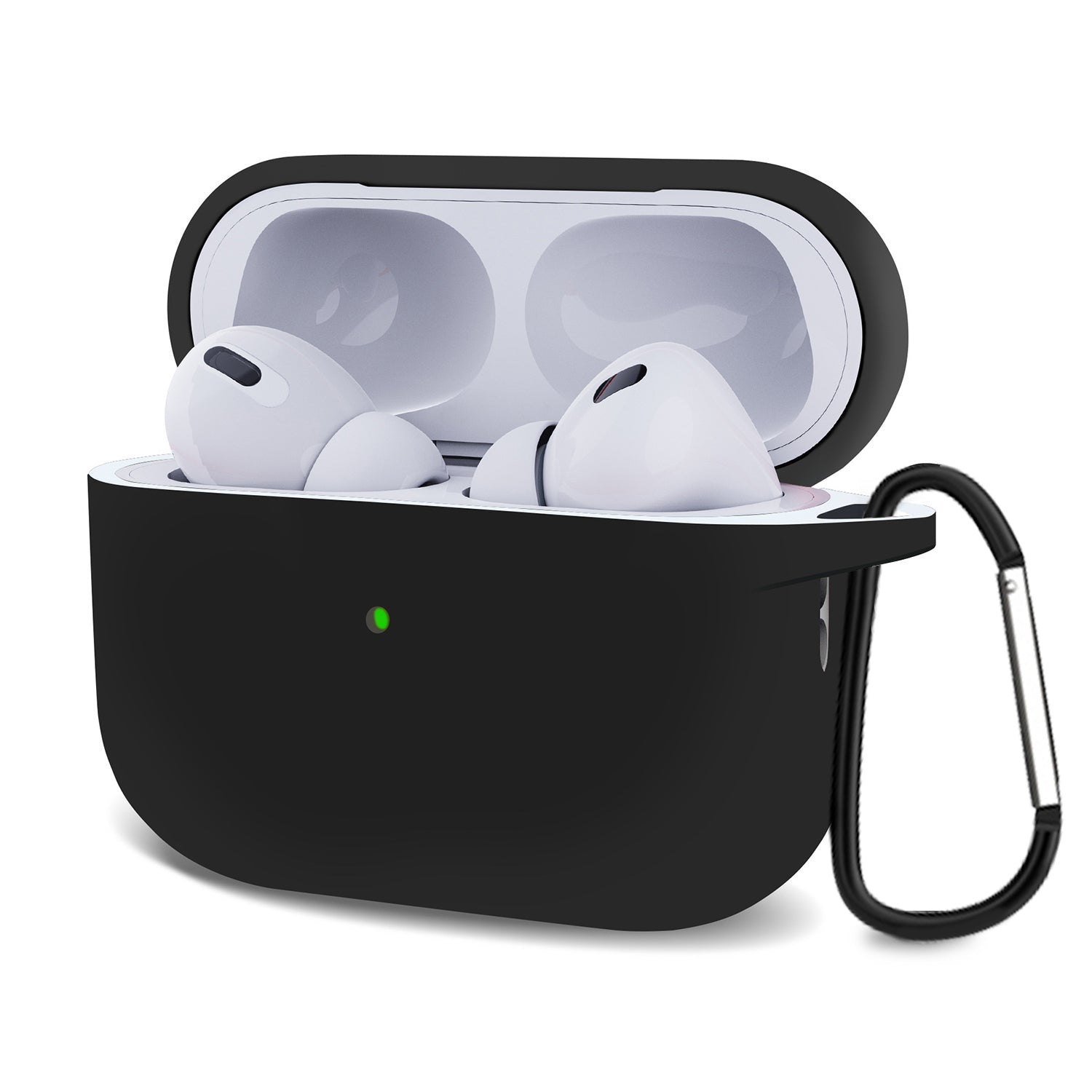 AirPods Pro (2) Case Cover with Carabiner Silicone Compatible with Apple AirPods Pro 2022