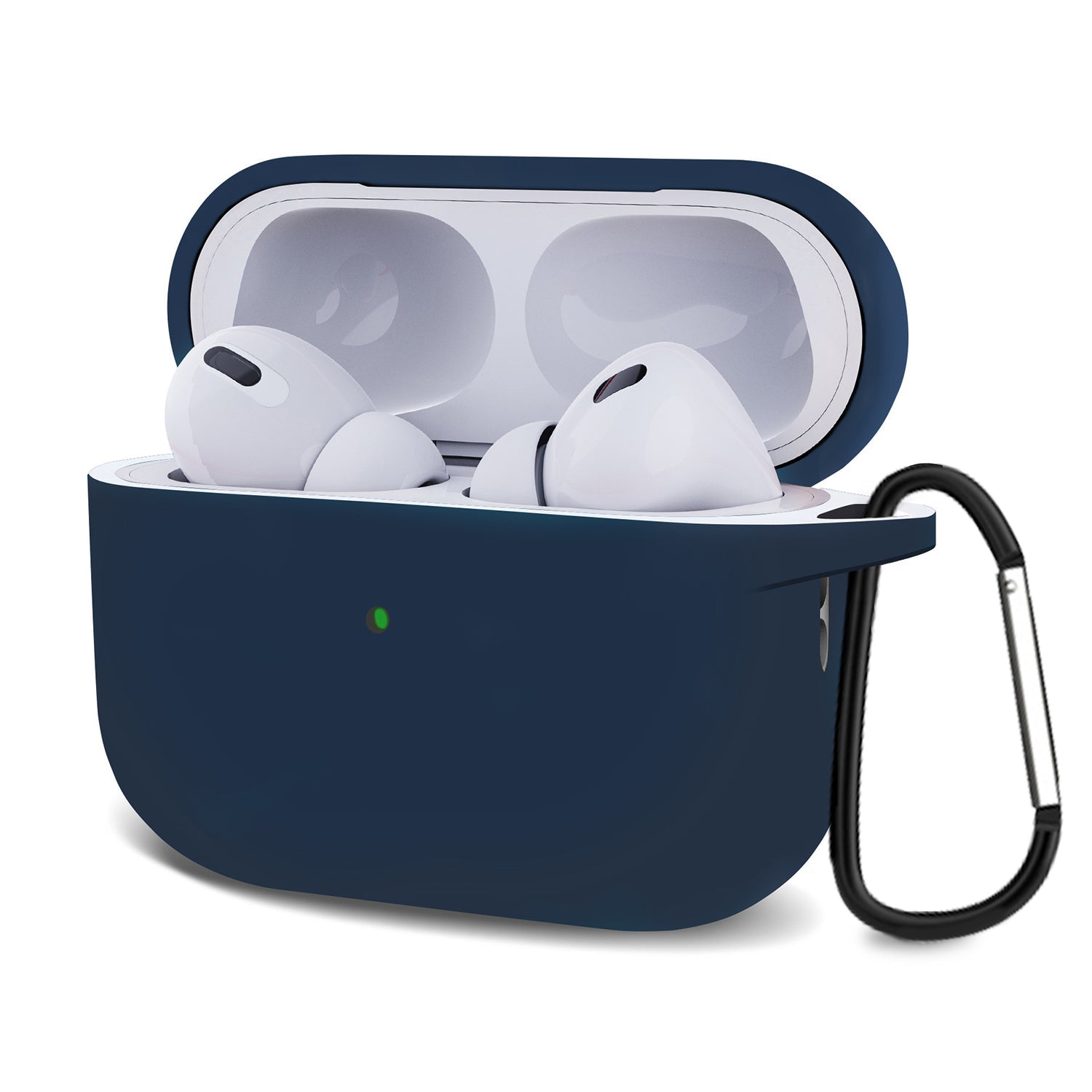 AirPods Pro (2) Case Cover with Carabiner Silicone Compatible with Apple AirPods Pro 2022