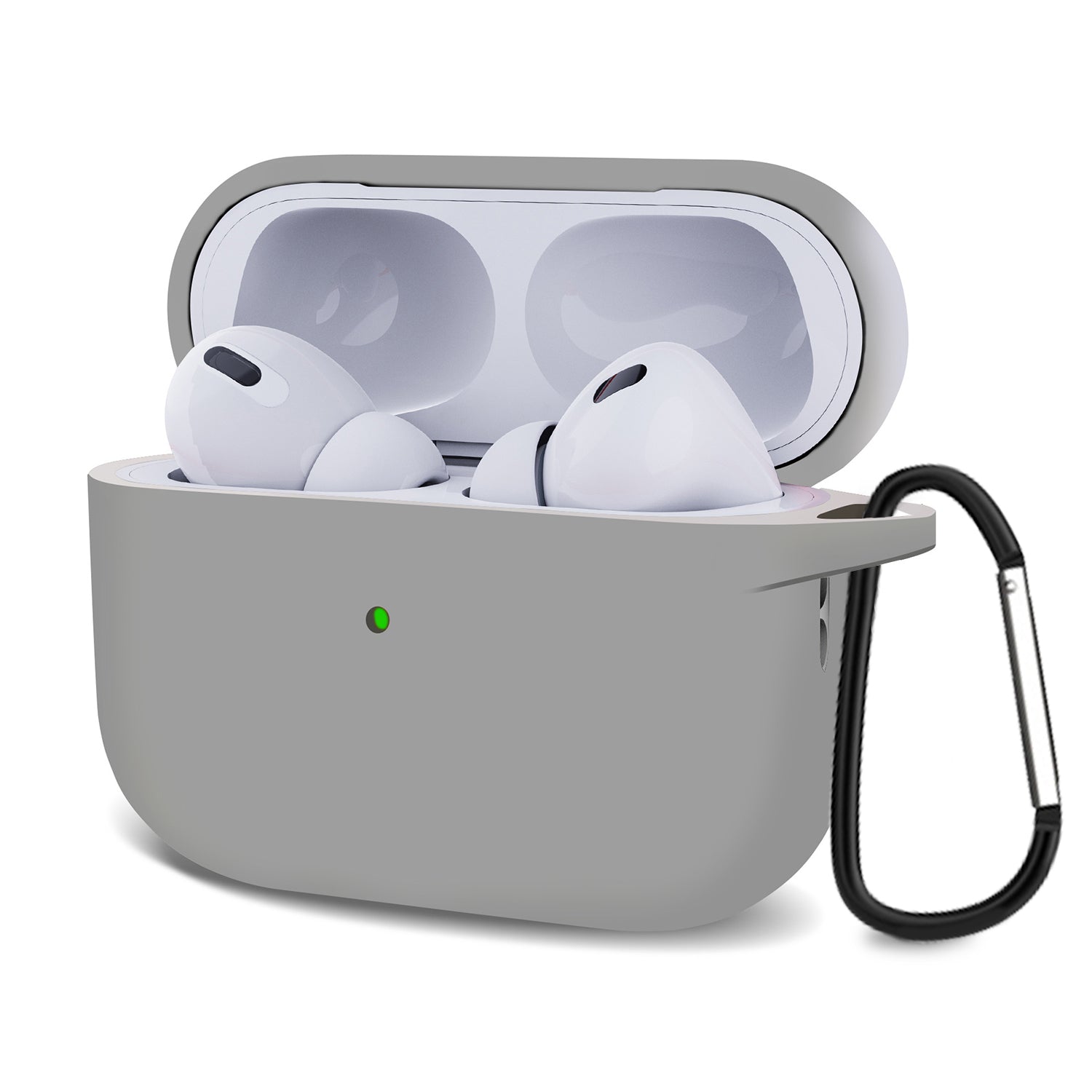 AirPods Pro (2) Case Cover with Carabiner Silicone Compatible with Apple AirPods Pro 2022
