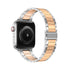 Solid Stainless Steel Metal Replacement Watchband with two-color strap Compatible with iWatch 7/SE /6/ 5/ 4 /3/ 2/1(38mm/40mm,41mm)