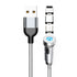 3 in 1 rotating magnetic Suction data Fast Charge Cable Compatible With iPhone 15 Series(3FT)