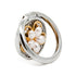 Bling bling pearl and diamonds mobile phone metal ring buckle / kickstand