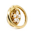 Bling bling pearl and diamonds mobile phone metal ring buckle / kickstand