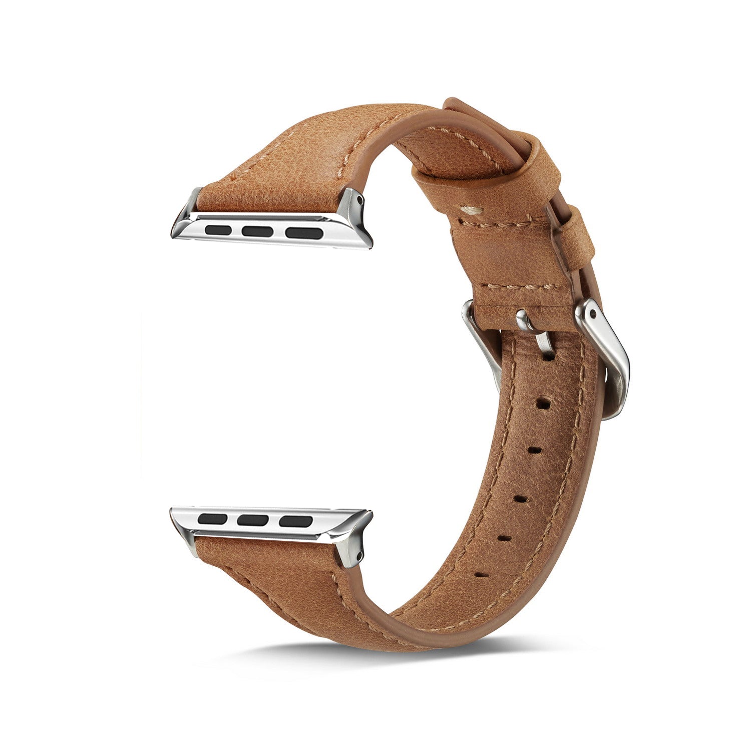 42/44/45mm Apple Watch series 7/6/5/4/3/2/1 Cowhide Belt Lady Blue Replacement Belt