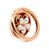 Bling bling pearl and diamonds mobile phone metal ring buckle / kickstand