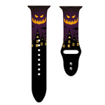 38/40/41 mm Halloween printed iwatch band, suitable for Apple Watch Series. 8/SE/7/6/5/4/3/2/1
