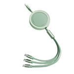 3 in 1(Lightning/Android/Type-C)66W ultra high speed charging telescopic cable