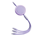 3 in 1(Lightning/Android/Type-C)66W ultra high speed charging telescopic cable