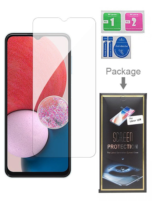 Samsung Galaxy A14 Clear Packs Full Size Tempered Glass
