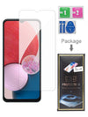 Samsung Galaxy A14 Clear Packs Full Size Tempered Glass
